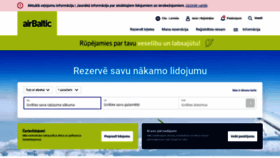 What Airbaltic.lv website looked like in 2020 (3 years ago)