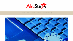 What Aktistar.com website looked like in 2020 (3 years ago)