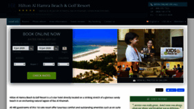 What Al-hamra-fort-resort.hotel-rez.com website looked like in 2020 (3 years ago)