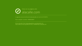 What Alacalle.com website looked like in 2020 (3 years ago)