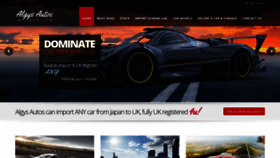 What Algysautos.com website looked like in 2020 (3 years ago)