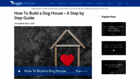 What All-about-dog-houses.com website looked like in 2020 (3 years ago)