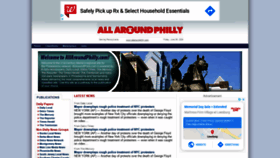 What Allaroundphilly.com website looked like in 2020 (3 years ago)