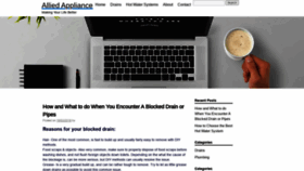 What Alliedappliance.com.au website looked like in 2020 (3 years ago)