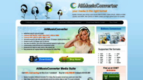 What Allmusicconverter.com website looked like in 2020 (3 years ago)