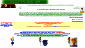 What Allindiaflowers.com website looked like in 2020 (3 years ago)
