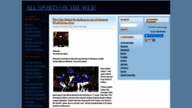 What Allsportsontheweb.com website looked like in 2020 (3 years ago)