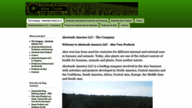 What Aloetradeamerica.com website looked like in 2020 (3 years ago)