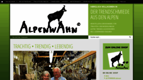 What Alpenwahn.de website looked like in 2020 (3 years ago)
