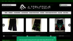 What Alternategear.com.au website looked like in 2020 (3 years ago)