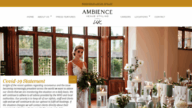 What Ambiencevenuestyling.com website looked like in 2020 (3 years ago)