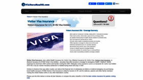 What Americanvisainsurance.com website looked like in 2020 (3 years ago)