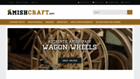 What Amishcraft.com website looked like in 2020 (3 years ago)