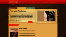 What Authormaps.com website looked like in 2020 (3 years ago)