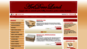 What Artdeco-land.ro website looked like in 2020 (3 years ago)