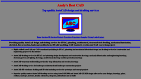 What Andysbestcad.com website looked like in 2020 (3 years ago)