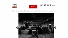 What Arthereistanbul.com website looked like in 2020 (3 years ago)