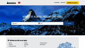 What Annonz.ch website looked like in 2020 (3 years ago)