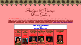 What Antiquedress.com website looked like in 2020 (3 years ago)