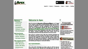 What Apexeindia.com website looked like in 2020 (3 years ago)