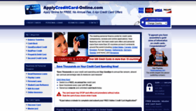 What Applycreditcard-online.com website looked like in 2020 (3 years ago)