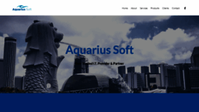 What Aquariussoft.com website looked like in 2020 (3 years ago)