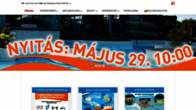 What Aquasziget.hu website looked like in 2020 (4 years ago)
