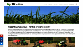 What Agrikinetics.com website looked like in 2020 (3 years ago)