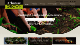 What Arkansasgrown.org website looked like in 2020 (3 years ago)