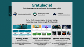 What Art.szczecin.pl website looked like in 2020 (3 years ago)
