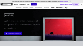 What Artquid.fr website looked like in 2020 (3 years ago)