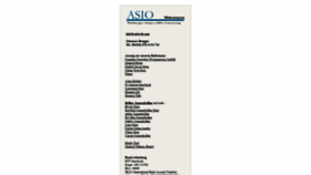 What Asioweb.com website looked like in 2020 (3 years ago)