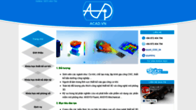 What Acad.vn website looked like in 2020 (3 years ago)