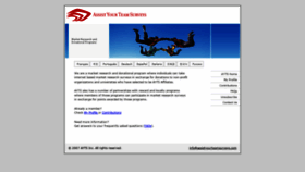 What Assistyourteamsurveys.com website looked like in 2020 (3 years ago)