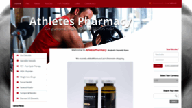 What Athletespharmacy.net website looked like in 2020 (3 years ago)