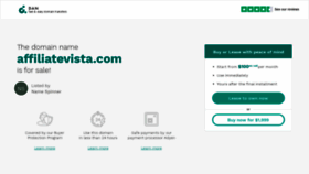 What Affiliatevista.com website looked like in 2020 (3 years ago)