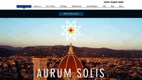 What Aurumsolis.info website looked like in 2020 (3 years ago)