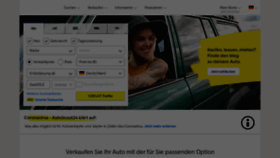What Autoscount24.de website looked like in 2020 (3 years ago)
