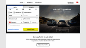 What Autoscout.at website looked like in 2020 (3 years ago)