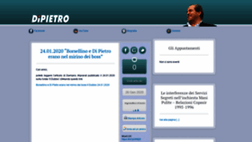 What Antoniodipietro.it website looked like in 2020 (3 years ago)