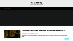 What Asghobby.pl website looked like in 2020 (3 years ago)