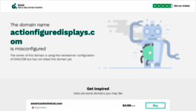 What Actionfiguredisplays.com website looked like in 2020 (3 years ago)