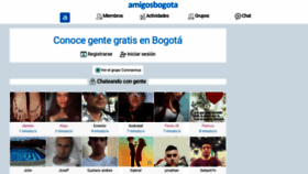 What Amigosbogota.com website looked like in 2020 (3 years ago)