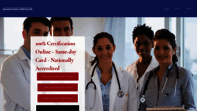 What Acls-pals-nrp.com website looked like in 2020 (3 years ago)