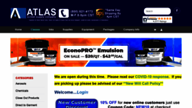 What Atlasscreensupply.com website looked like in 2020 (3 years ago)