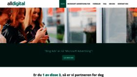 What Alldigital.no website looked like in 2020 (5 years ago)