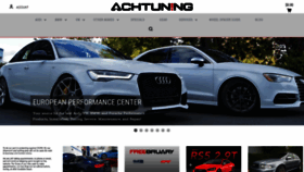 What Achtuning.com website looked like in 2020 (3 years ago)