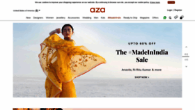 What Azafashions.com website looked like in 2020 (3 years ago)