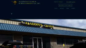 What Aladdinsglass.com website looked like in 2020 (3 years ago)