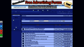 What Adsfreeforum.com website looked like in 2020 (3 years ago)